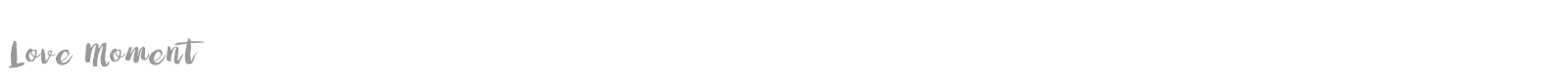 Love Moment font preview